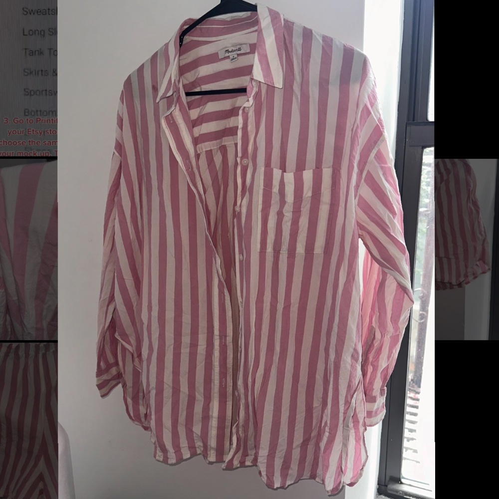 Madewell Cotton Striped Shirt